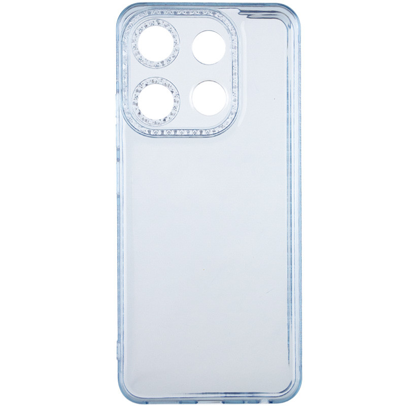 Накладка Starfall Clear для Tecno Pop 7/Spark GO 2023/Smart 7 (Блакитна)-0